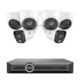 5MP 8 Channel PoE Security System, 6MP NVR, S+265., Human & Vehicle Detection, Smart Playback, Smart Notification with Image Attached